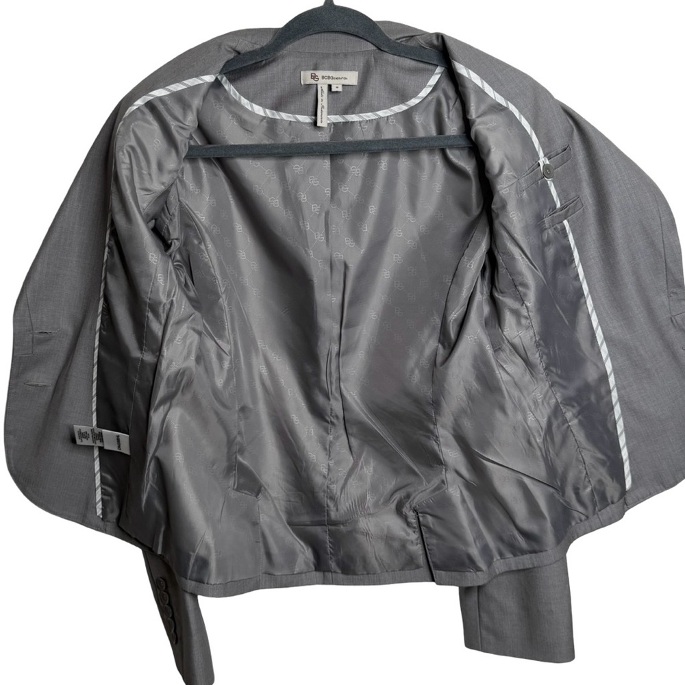 Bcbgeneration Wool Blend Blazer Subtle Herringbon… - image 3